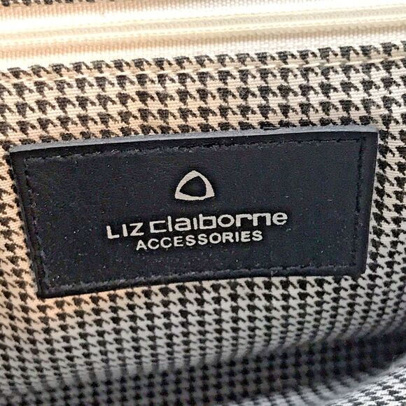 Liz Claiborne Accessories Card Organizer Shoulder Bag Zip Pocket Adj. Top Handle - Picture 8 of 10